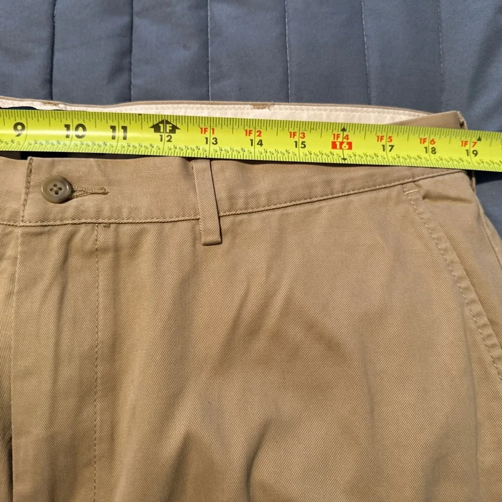 Polo Ralph Lauren Mens Classic Tan Khaki Chino Pants Cotton 38x34